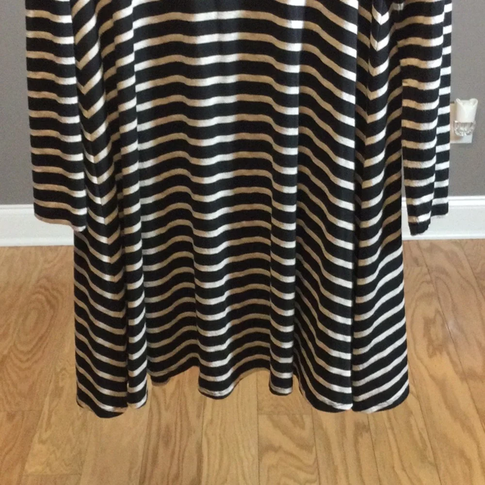 S Puella by Anthropologie black and cream striped dress - Picture 8 of 15